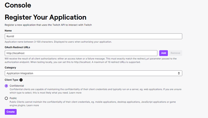 twitch api