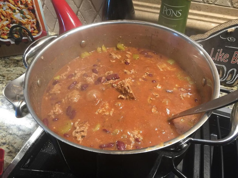 Audra's Healthy Turkey Chili