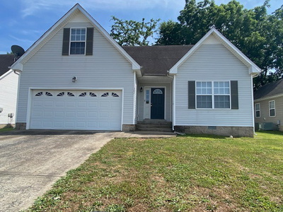 Exterior view of 302 Chalet Cir in Clarksville, TN