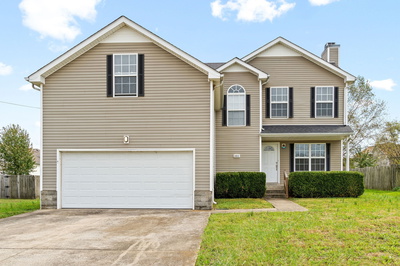 Exterior view of 3833 Man O War Blvd in Clarksville, TN