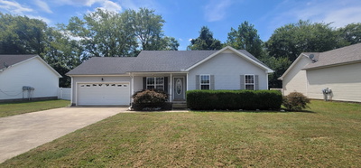Exterior view of 4065 New Grange Cir in Clarksville, TN