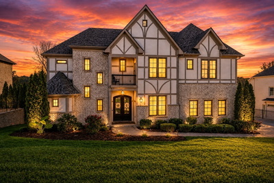 Exterior view of 9613 Portofino Dr in Brentwood, TN